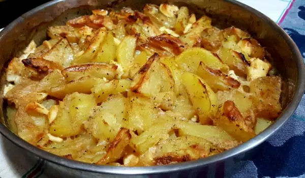 Печени картофи с чудна заливка