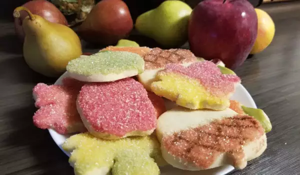 Коледни сладки с цветна захар