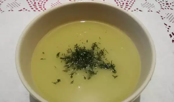 Крем супа от тиквички с картофи