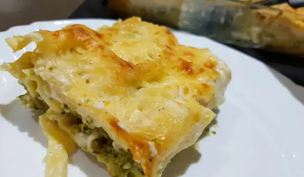 Лазаня с 4 сирена и броколи