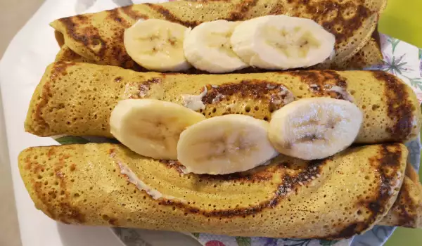 Бананови палачинки с лимец
