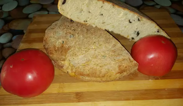 Хляб с маслини без мая