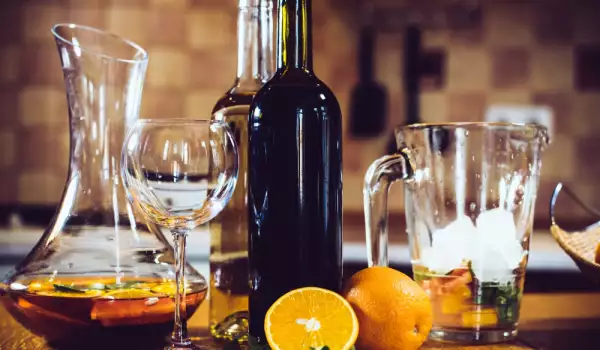 Портокалово вино с ванилия