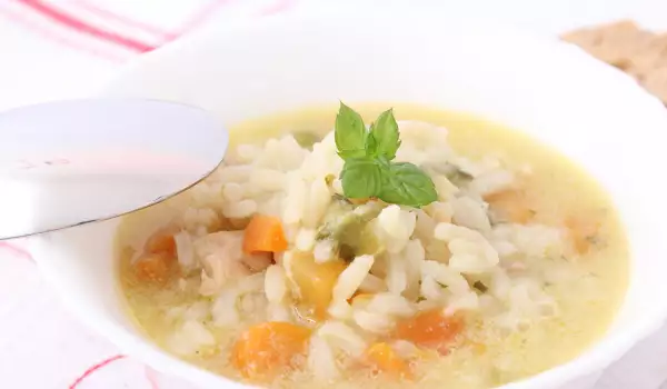 Супа с целина и ориз