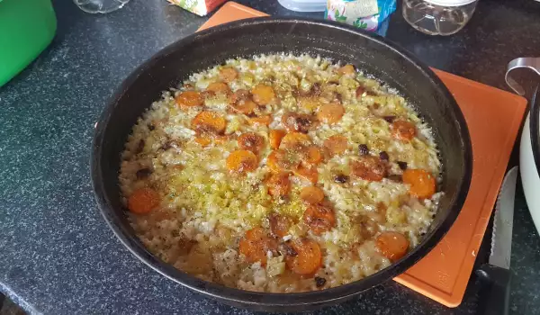 Ориз с моркови и чушки