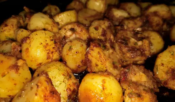 Вкусни печени картофи на фурна