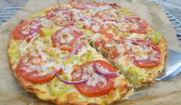 Пица с блат от тиквички
