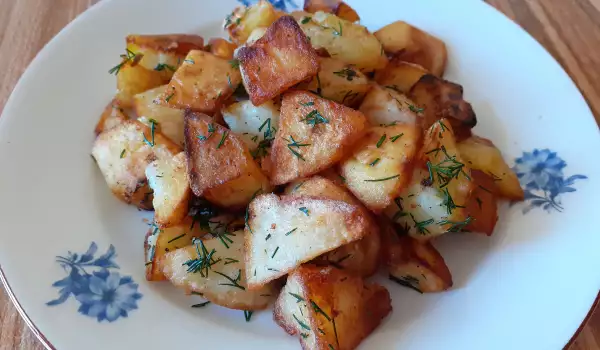 Картофи соте с пресни картофи