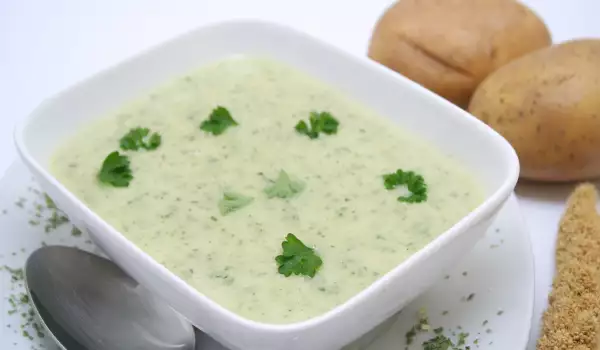 Крем супа с картофи и броколи