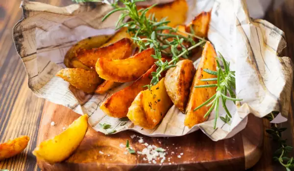 Гръцки хрупкави картофи на фурна