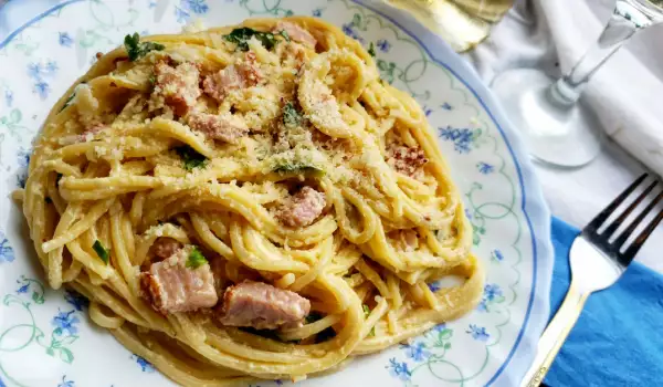 Спагети Карбонара с бекон