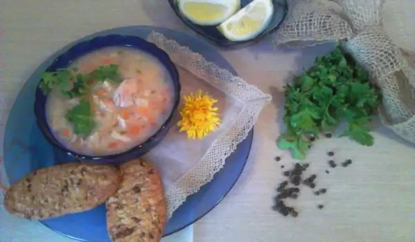 Пуешка супа със зеленчуци