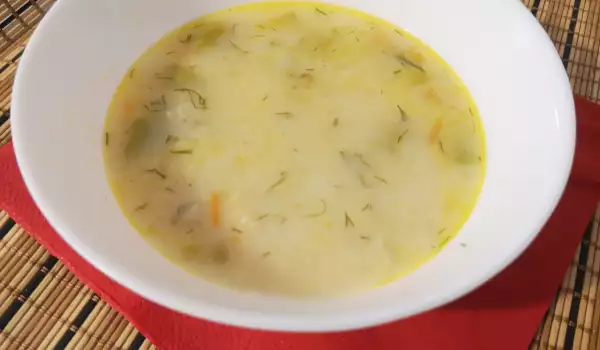 Супа от тиквички и булгур