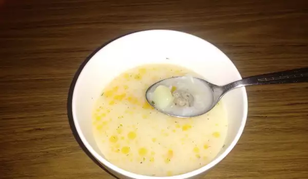 Супа топчета с фиде