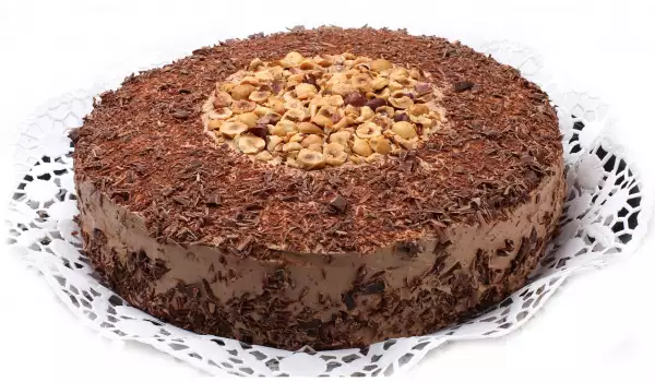 Домашна шоколадова торта с бишкоти