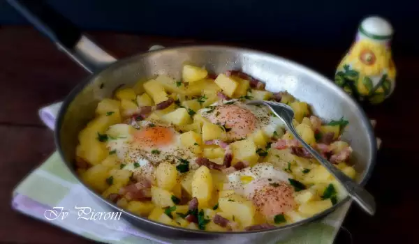 Картофи с бекон по провансалски