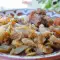 Салата от кисело зеле и сланина