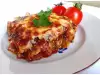 Запеканка с юфка и зеленчуци