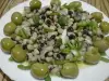 Салата с боб и маслини