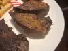 Крехък свински черен дроб на фурна