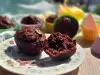 Какаови мъфини с парченца шоколад
