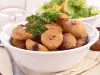 Гювеч с круши и кестени