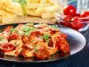 Папарделе със скариди и домати