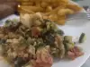 Салата със спанак и булгур